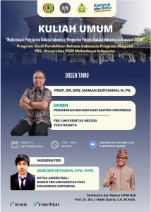 Read more about the article Modernisasi Pengajaran Bahasa Indonesia: Penguatan Potensi Bahasa Indonesia di  Kawasan ASEAN