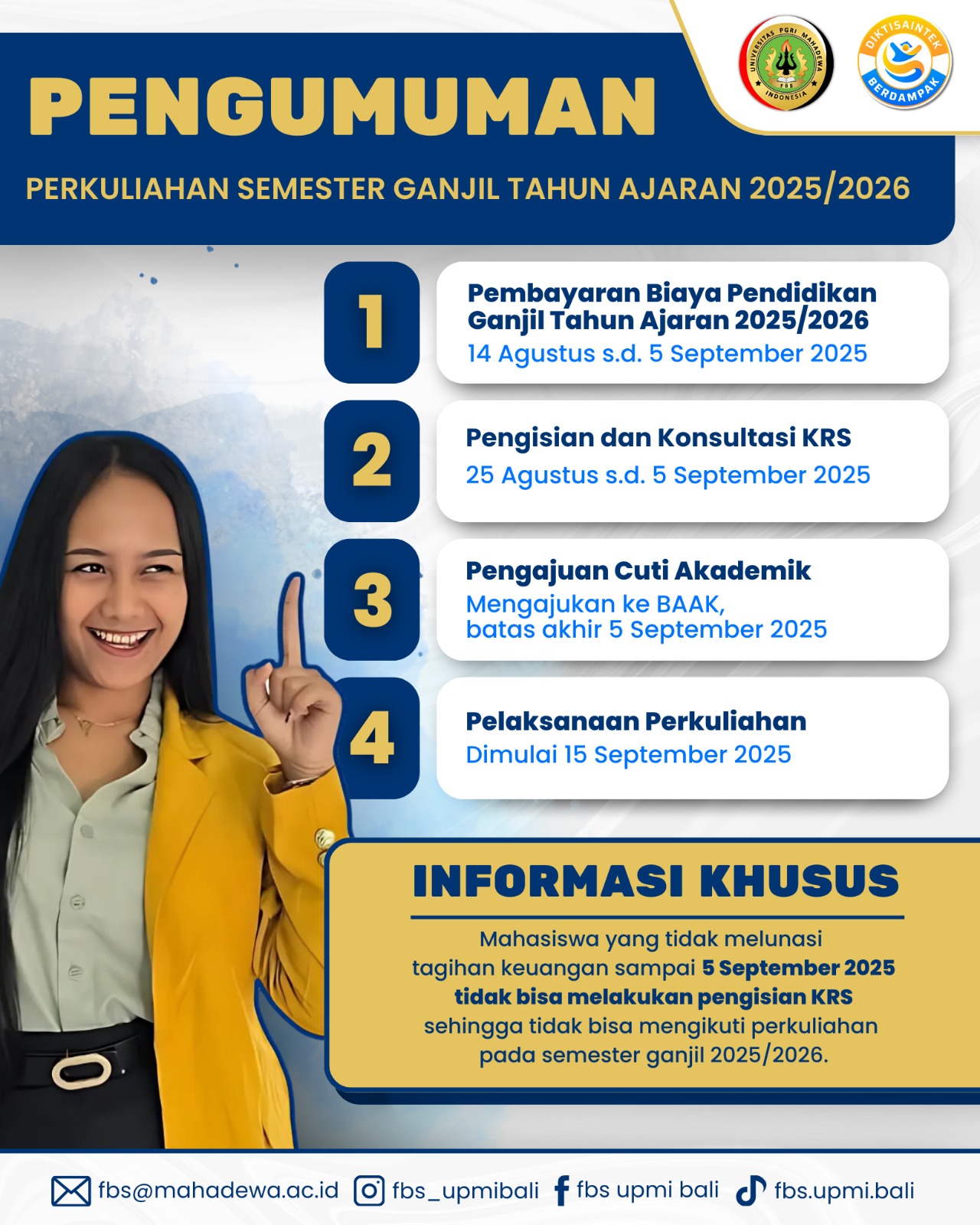 Read more about the article PENGUMUMAN BIAYA PENDIDIKAN