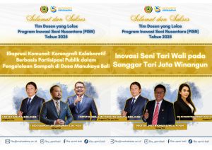 Read more about the article Dua Tim Dosen FBS UPMI Bali Lolos Program Inovasi Seni Nusantara (PISN) 2025